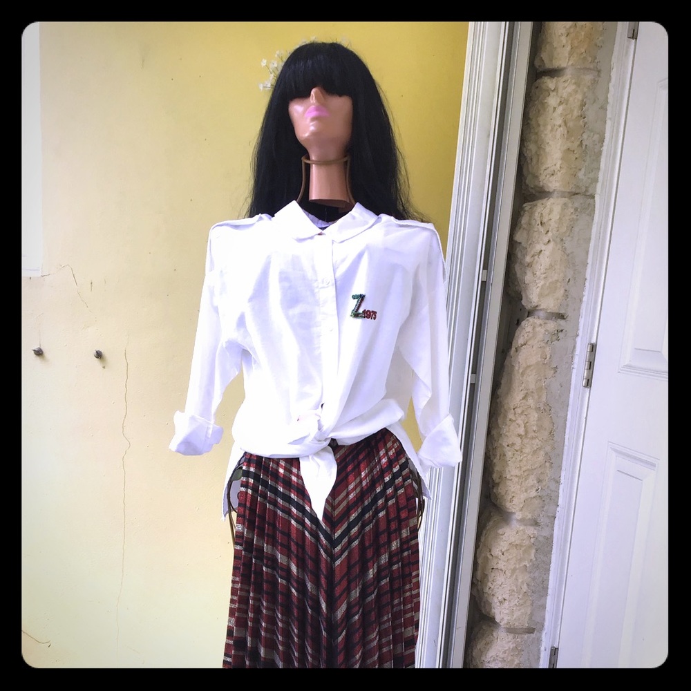 Zara basic women basic white shirt New with tag.